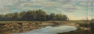 Landschaft Mit Kuhen Landschaft Mit Kuhen