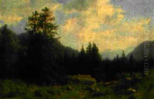Alphutten Im Berner Oberland by Jean Philippe George-Julliard