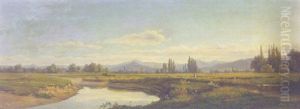 Westschweizer Flusslandschaft Westschweizer Flusslandschaft