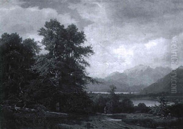 Le Lac De Thoune Depuis Unterseen - view 1