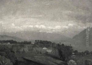 Landschaft Am Genfersee by Jean Philippe George-Julliard