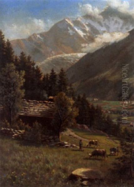 Sommerliche Alpenpartie Mit Dem Mont-blanc - view 1