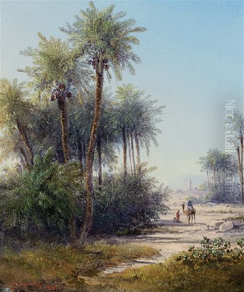 Kamelreiter Vor Der Stadt - view 1