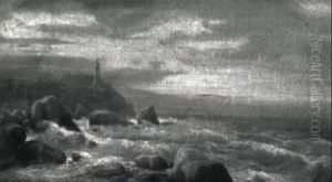 Abendliche Meeresbrandung by Friedrich Otto Georgi