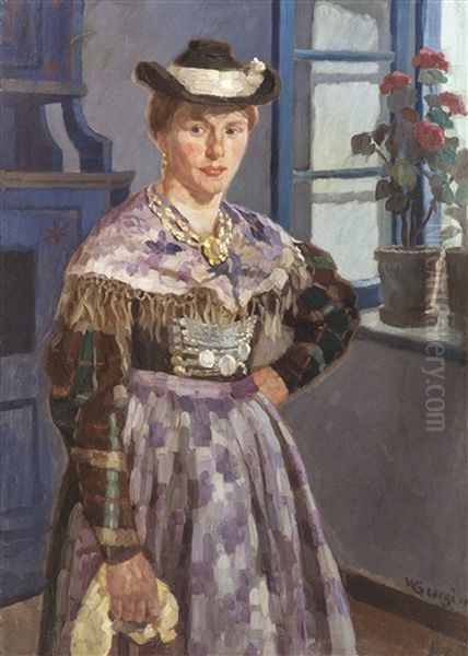 Bildnis Einer Dame In Tracht Und Hut - view 1