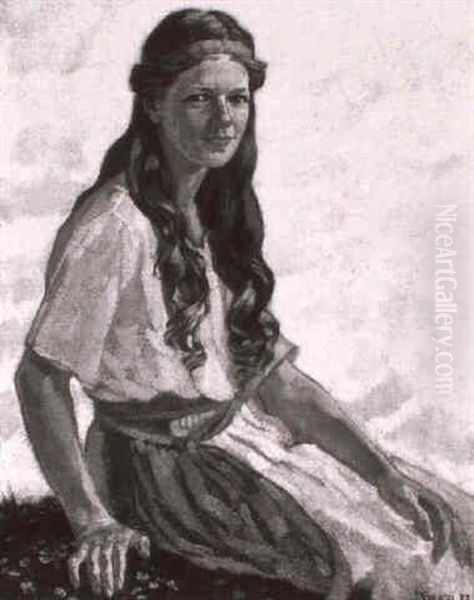 Portrait Einer Jungen Frau - view 1