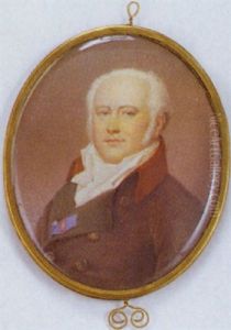 Portrait D'un Gentilhomme En Redingote Brune A Col Chamois, Chemise Et Cravate Blanches