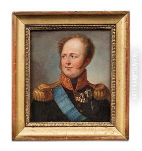 Portrait En Buste De L"empereur Alexandre, En Grand Uniforme by Francois Pascal Simon Gerard