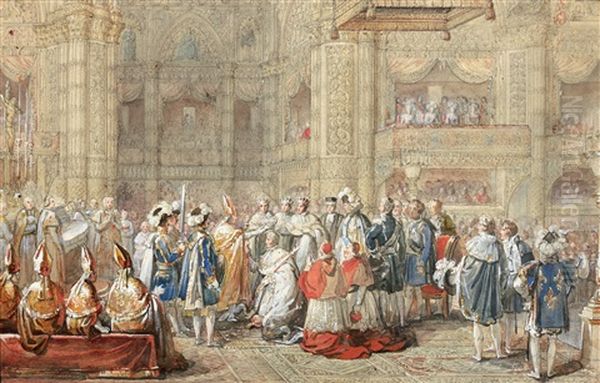 Le Sacre De Charles X A Reims - view 1