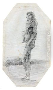 Autoportrait En Pied De Profil by Francois Pascal Simon Gerard