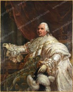 Portrait De Louis Xviii Roi De France En Costume De Sacre (1755-1824) by Francois Pascal Simon Gerard