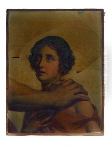 La Fille Du Berger Glaucus, Fragment De L'"homere" Peint En 1814 by Francois Pascal Simon Gerard