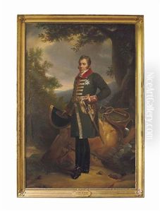 Portrait De Charles-ferdinand D"artois (1778-1820), Duc De Berry by Francois Pascal Simon Gerard