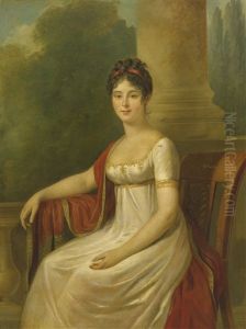 Portrait Of A Lady by Francois Pascal Simon Gerard