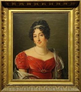 Portrait D'homme Et Portrait D'une Femme Au Collier De Perles (pair) by Francois Pascal Simon Gerard