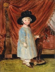 Enfant Au Cheval De Bois by Francois Pascal Simon Gerard