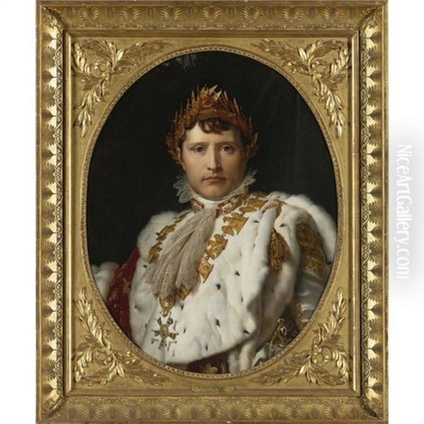 Portrait Of Napoleon I In His Imperial Robes - view 1