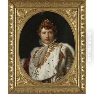 Portrait Of Napoleon I In His Imperial Robes