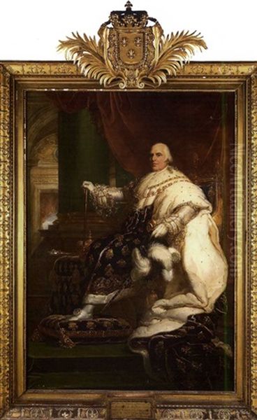 Portrait En Habit Du Sacre Du Roi Louis Xviii - view 1