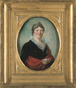 Portrait D'une Femme A La Tiare by Francois Pascal Simon Gerard