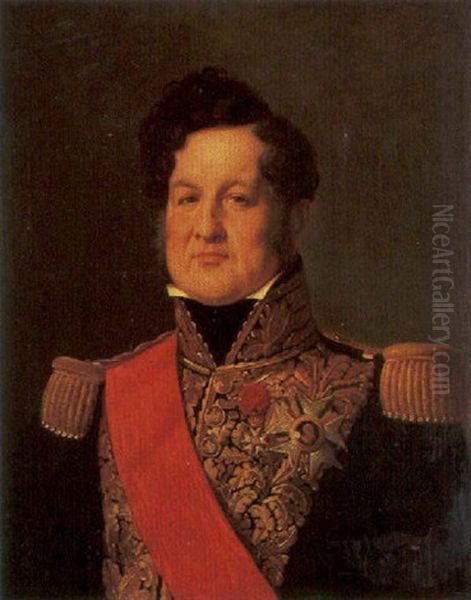 Portrait Of King Louis Philippe In Uniform - view 1