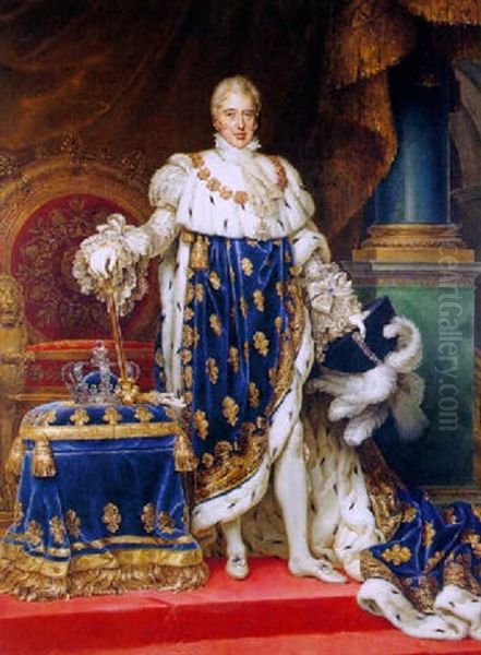 Portrait De Charles X En Costume Du Couronnement - view 1