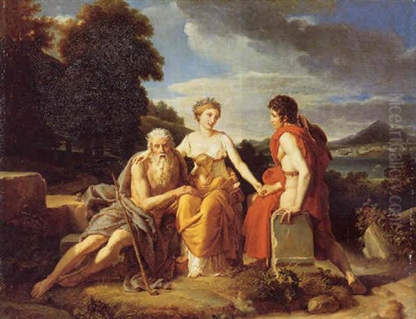 The Three Ages Of Man by Francois Pascal Simon Gerard
