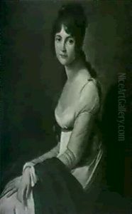 Portrait Of A Man Portrait Of A Woman by Francois Pascal Simon Gerard