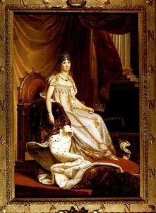 L'imperatrice Josephine En Costume De Sacre by Francois Pascal Simon Gerard