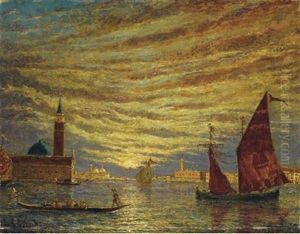 Venise, Coucher Du Soleil by Henry Gerard