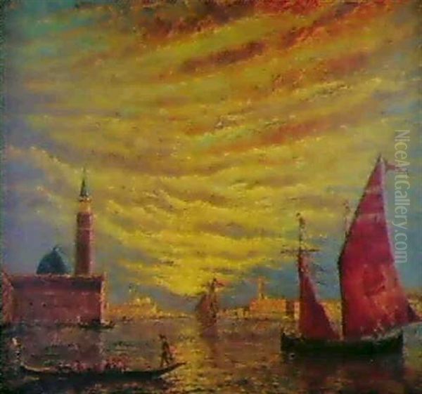 Coucher De Soleil Sur Le Bassin De St. Marc - view 1