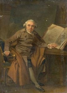 Portrait D'homme Dans Un Manteau Croise