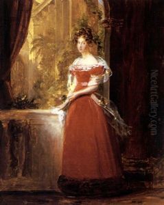 Portrait Of Woman (duchess D'coigny?) by Marguerite Gerard