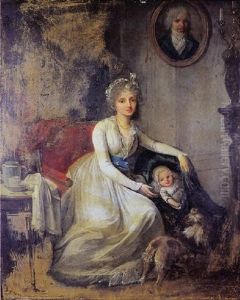 Jeune Mere Et Son Enfant by Marguerite Gerard