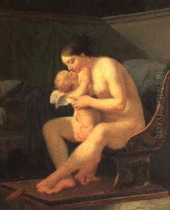 Venus Et Cupidon by Marguerite Gerard