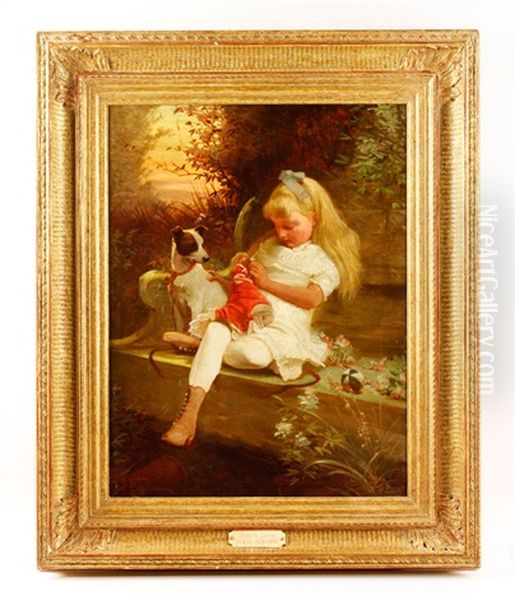 Girl And Dog - view 1