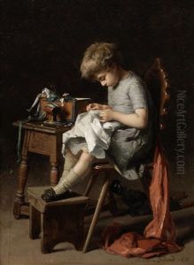 The Little Seamstress by Theodore Gerard
