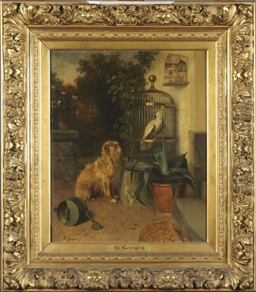 Chien Et Perroquet - view 1