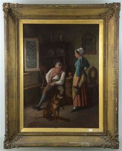 Scene D'auberge by Theodore Gerard