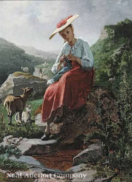 The Young Goat Herder - view 1