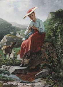 The Young Goat Herder by Theodore Gerard