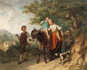 Heimkehr Vom Feld by Theodore Gerard