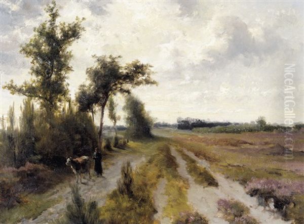 Landschap Met Koeienhoedster - view 1