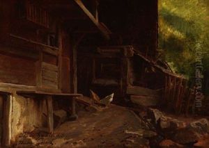 Bauerngehoft Im Schwarzwald by Theodore Gerard