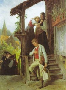 Het Vertrek by Theodore Gerard