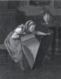 The Young Connoisseur by Theodore Gerard