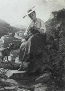 Young Goat Herder by Theodore Gerard