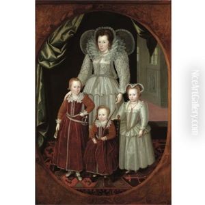Portrait Of Anne, Lady Wentworth And Her Children Portrait Of Anne, Lady Wentworth And Her Children