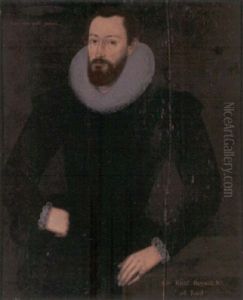 Portrait Of Sir Richard Reynell Of Ford, In A Black Doublet And Hose And A Lace Collar And Cuffs