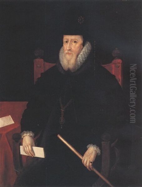 Portrait Of William Cecil, Lord Of Burghley - view 1
